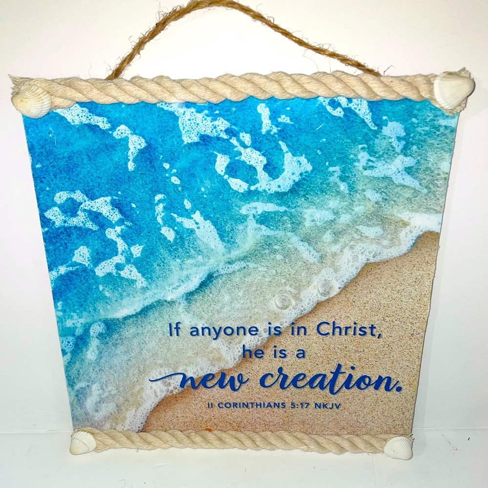 Religious Beach Sign Nautical Christian Sign